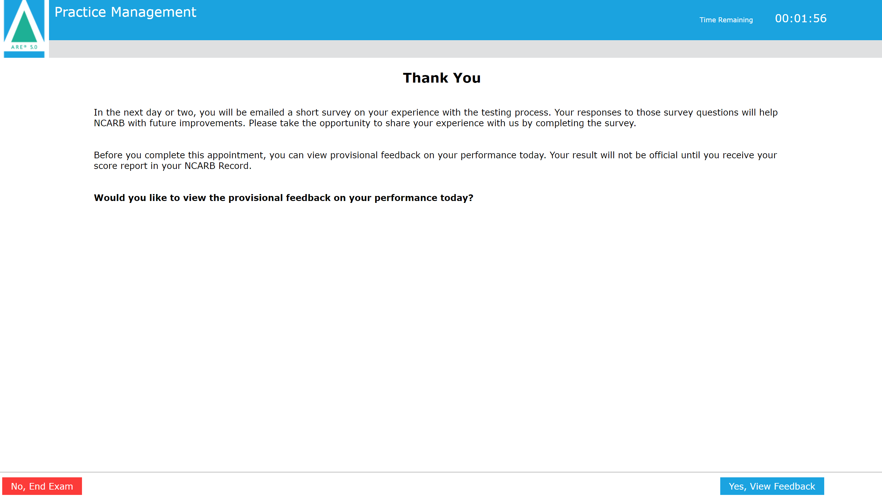 Provisional feedback step 4.