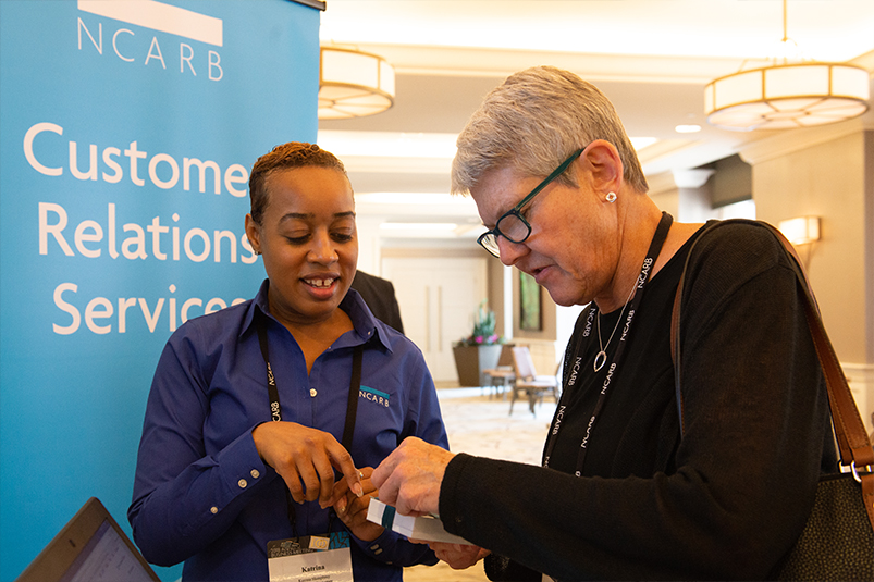 NCARB 2018 Customer Service