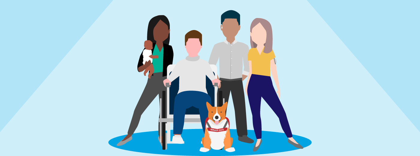 A group of individuals with various medical conditions.