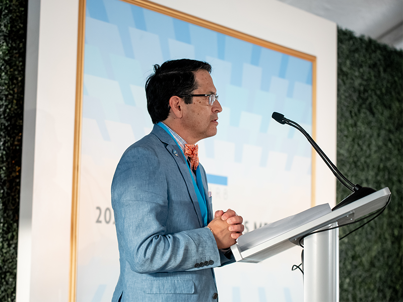 Photo of NCARB President Alfred Vidaurri at NCARB's 2021 Annual Business Meeting