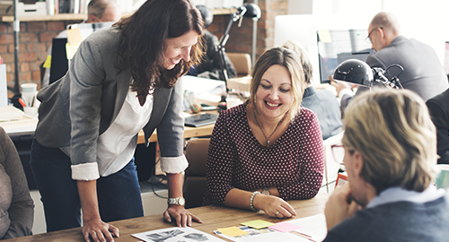 Two architects participate in a professional development event for continuing education credit.