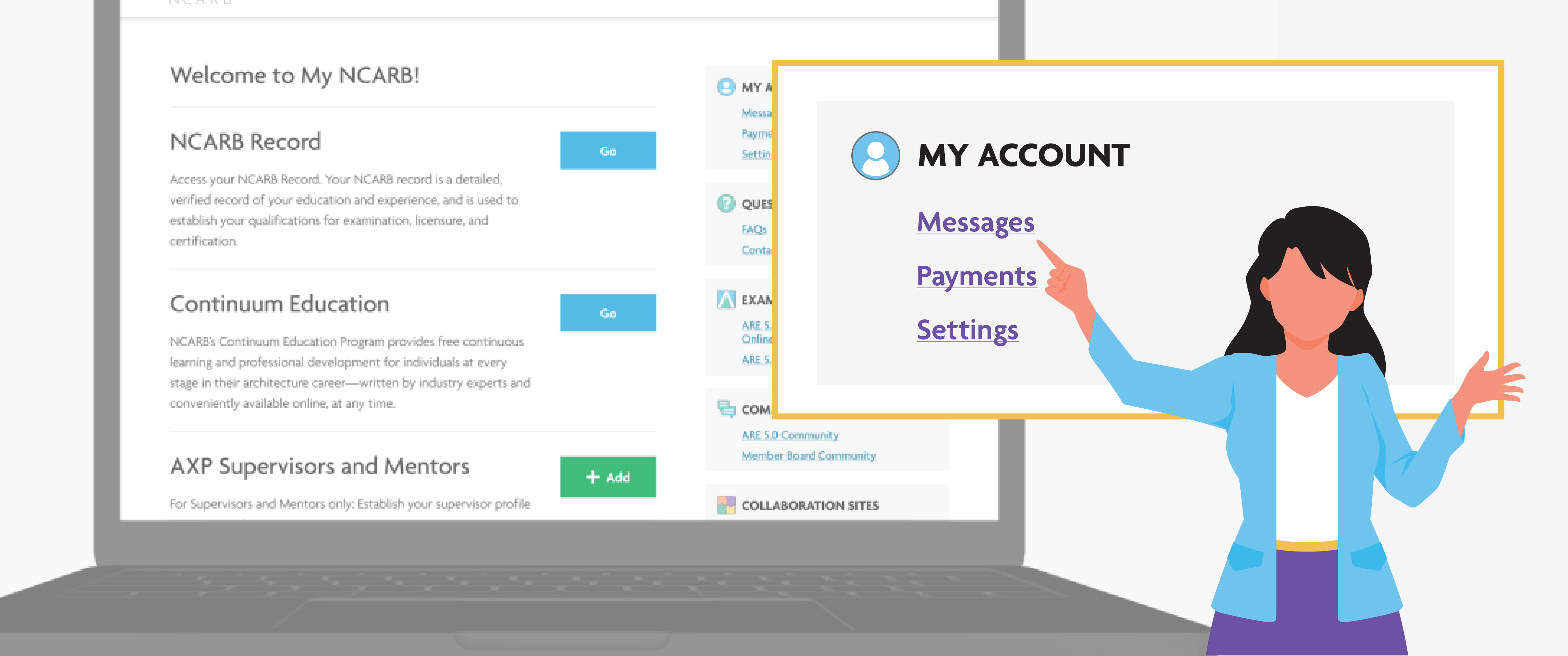 Explore New Updates to the My NCARB Website