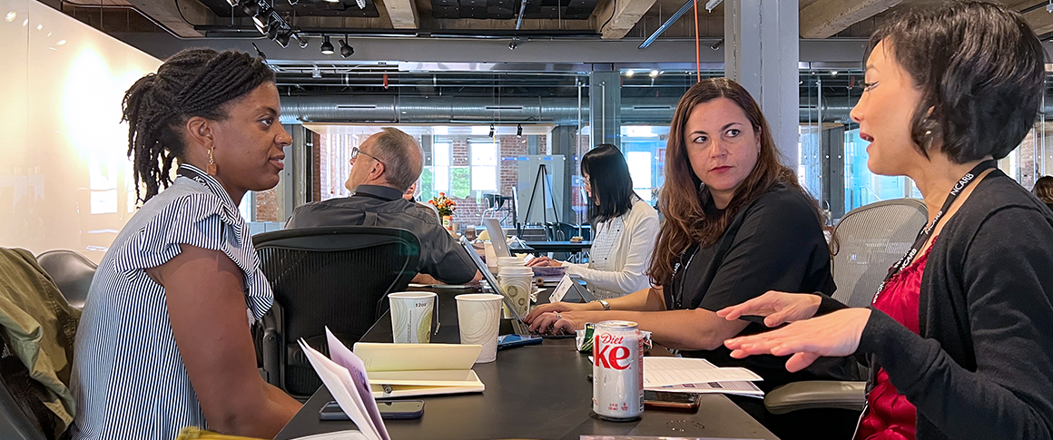 Professional Practice Professors interact at NCARB's 2022 Scholars Event. 