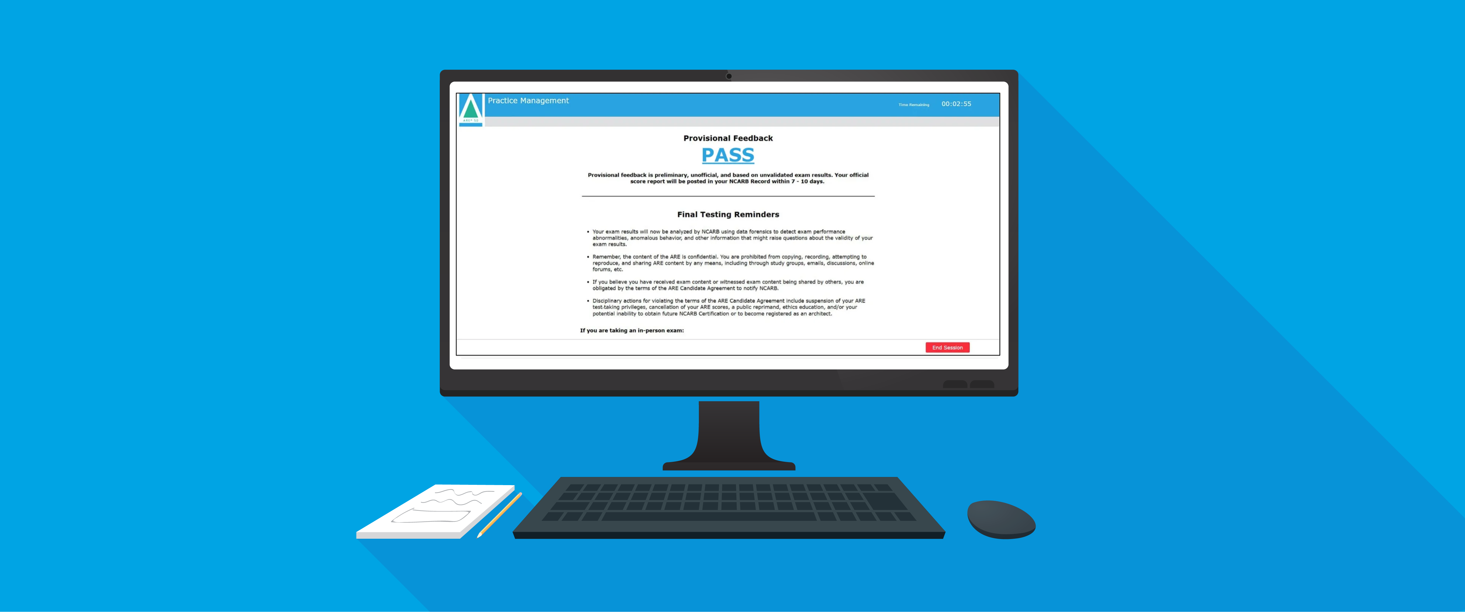 Provisional feedback tells you if you likely passed or failed a division.