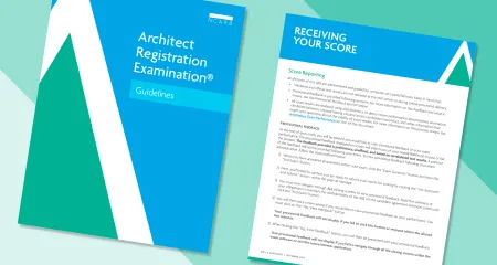 The Architect Registration Examination (ARE) Guidelines.