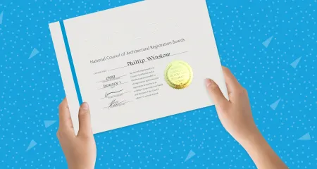 A graphic of a NCARB Certificate.