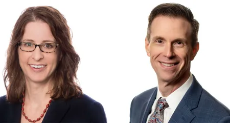 Headshots of Jared Zurn and Michelle Cohn.