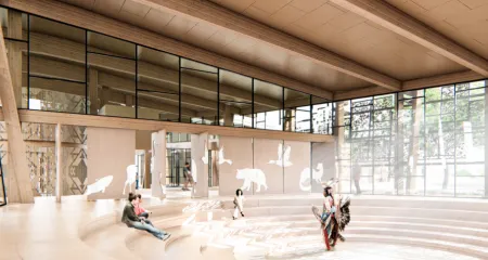Photo inside the Chippewa of Thames Heritage Hub.