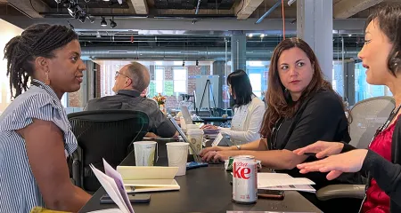 Professional Practice Professors interact at NCARB's 2022 Scholars Event. 