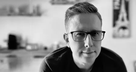 Headshot of architect Brenton Rahn.