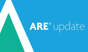 Text reads "ARE Update" with the ARE logo in the background. 