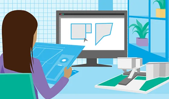 A candidate looks up resources through Destination Architect to begin their journey to licensure.