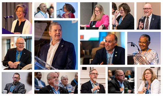 Candid photos of the FY25 Board of Directors. 