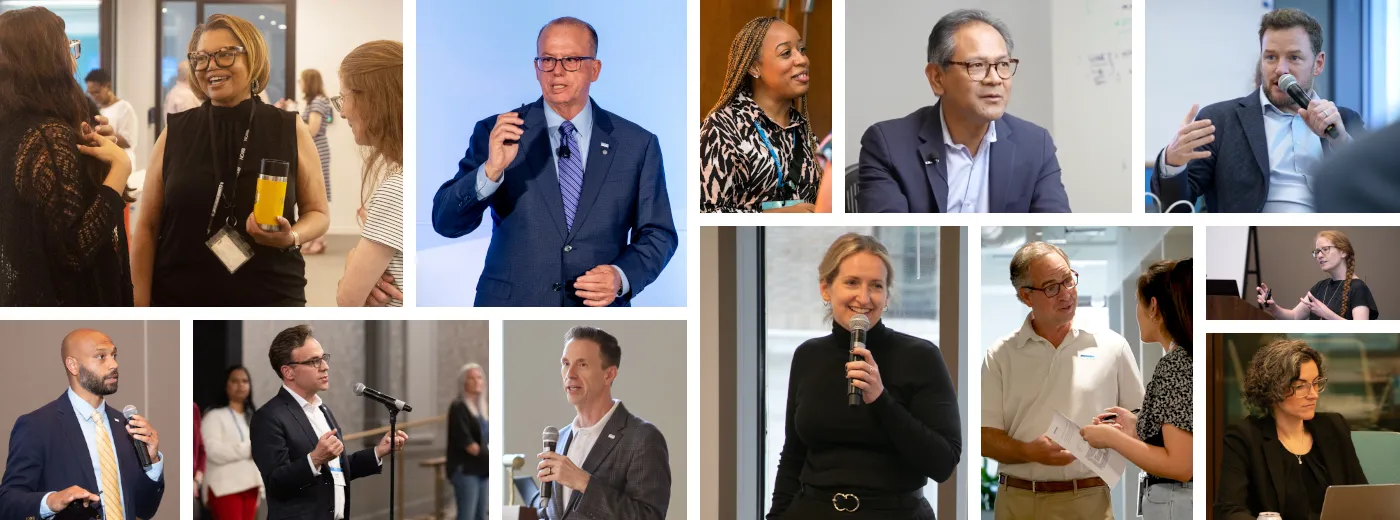 A collage of photos of members of NCARB's leadership team.