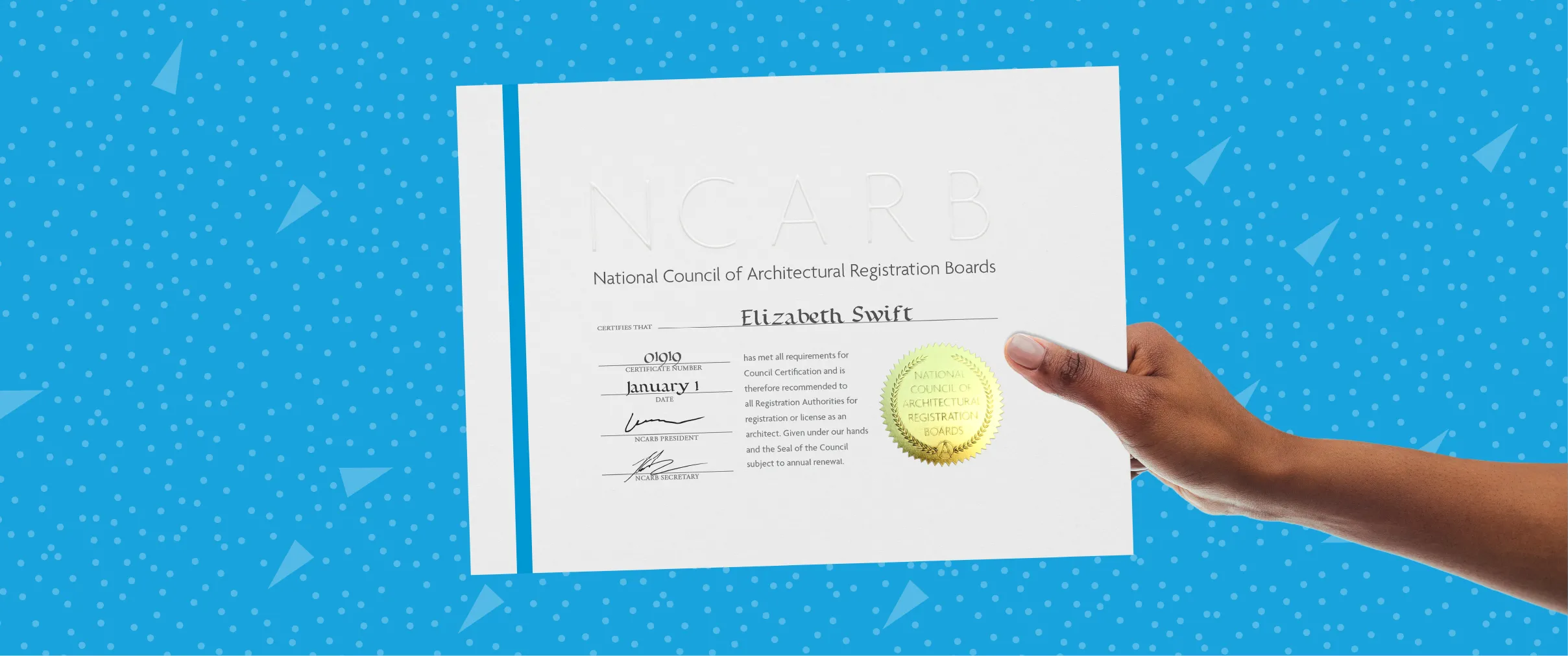 Expand your career opportunities with the NCARB Certificate. 