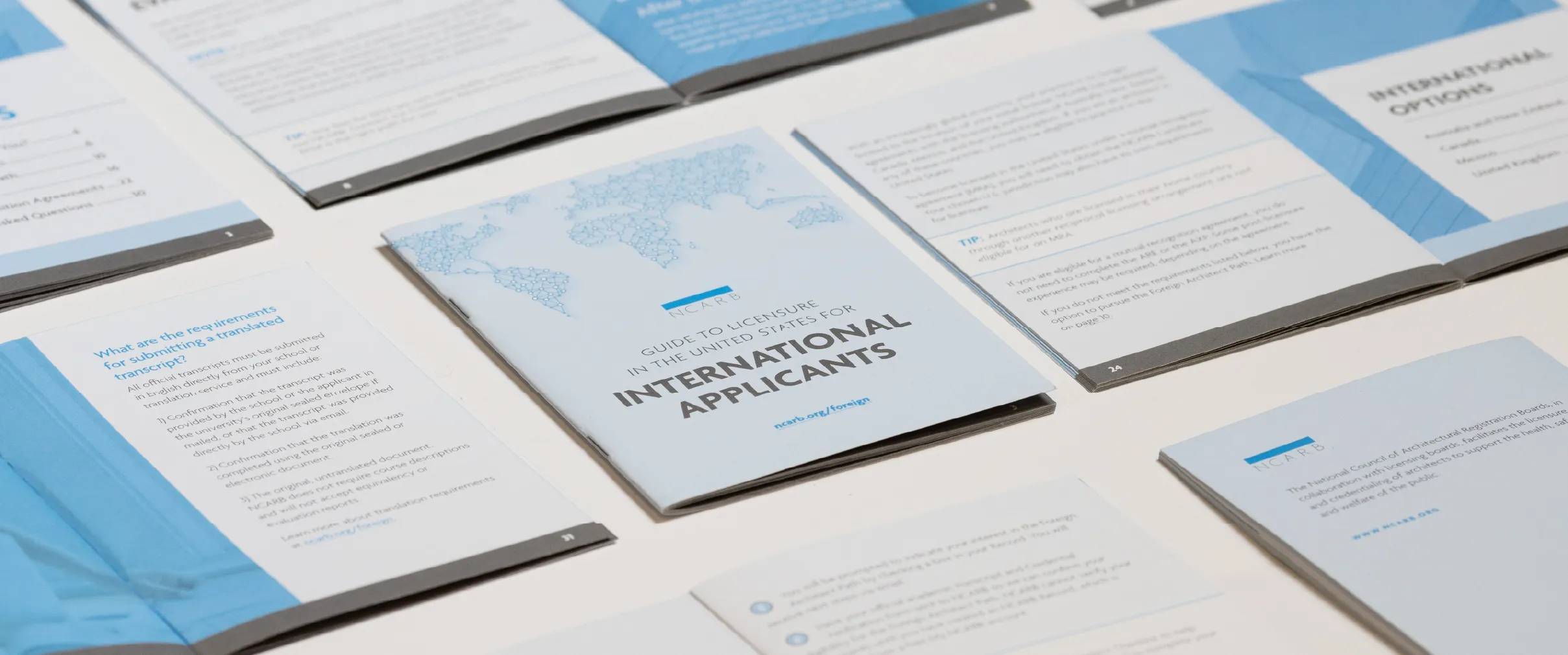 Booklet for international applicants to become licensed in the U.S.