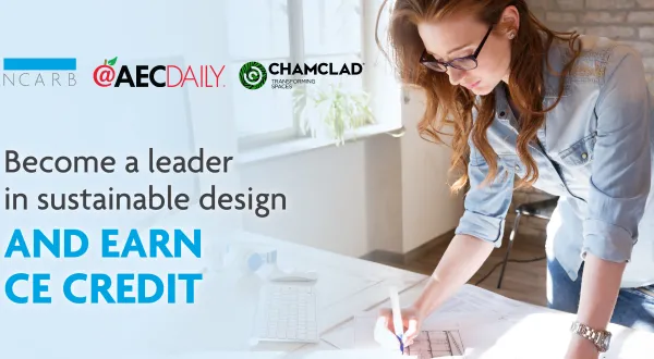 Become a leader in sustainable design and earn CE credit.