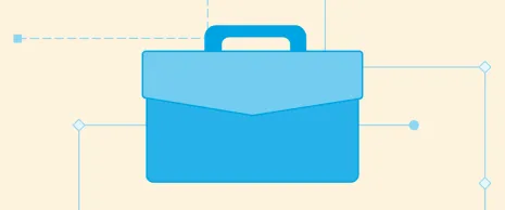 Building Toward Competency Suitcase Graphic Illustration 