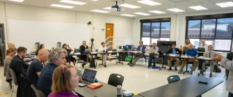 2026 NCARB Scholars listening to a presentation
