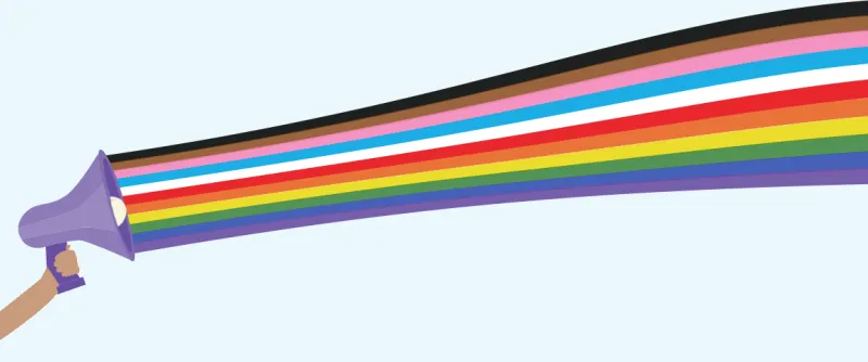 LGBTQI+ Pride Month Graphic