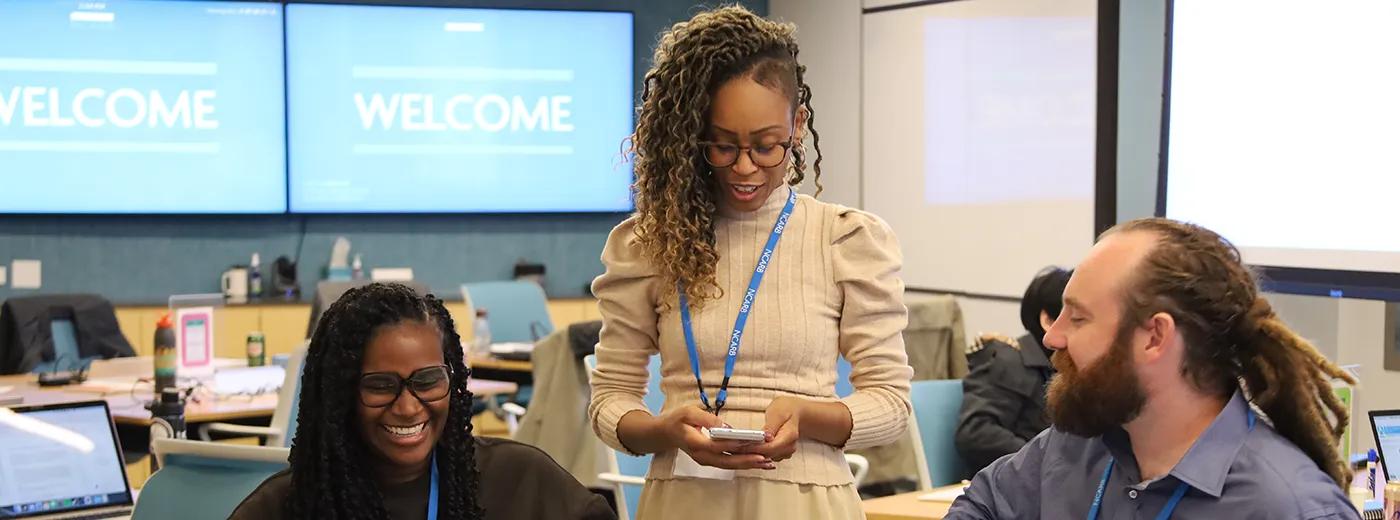 The ARE 5.0 Item Development Subcommittee participates in an item writing workshop.