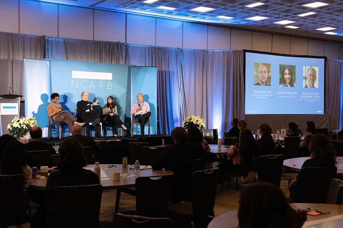 From left to right: Carlos Augusto Garcia, Phil Bernstein, Neha Gaonkar, and Gijs Libourel.