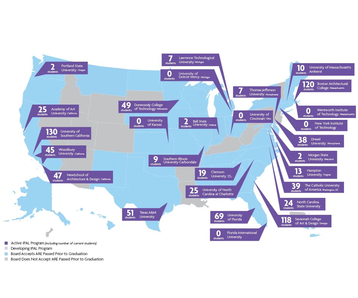 List of IPAL programs in the United States