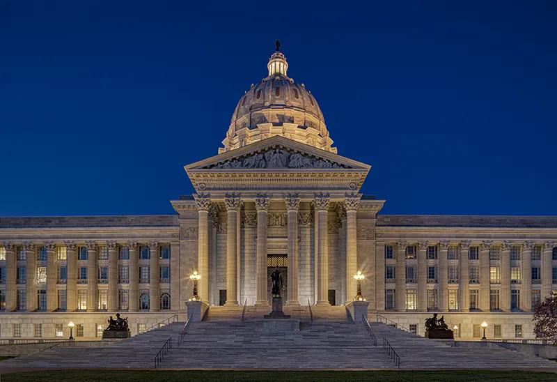 Capitol Building in Jefferson City, Missouri