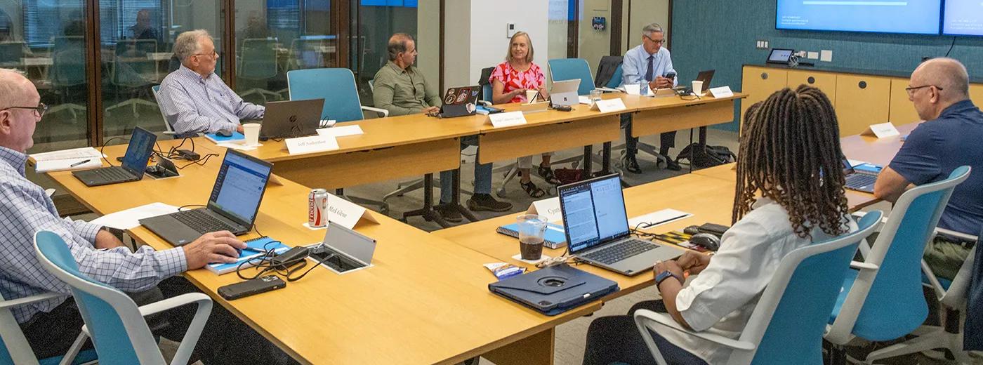 The Professional Conduct Committee meets at NCARB's office.